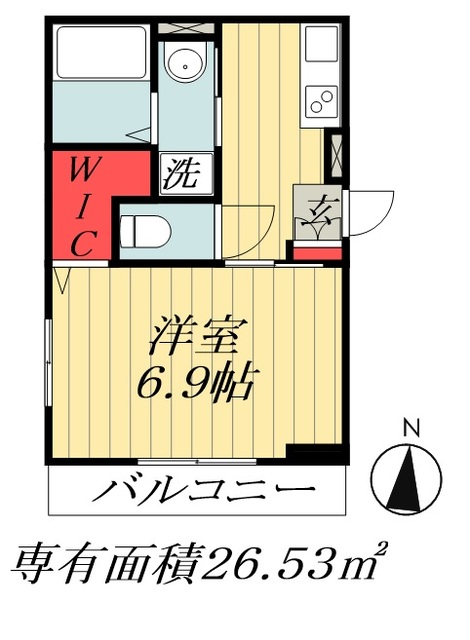 都営新宿線 篠崎駅 徒歩4分 3階建 築6年の間取り写真