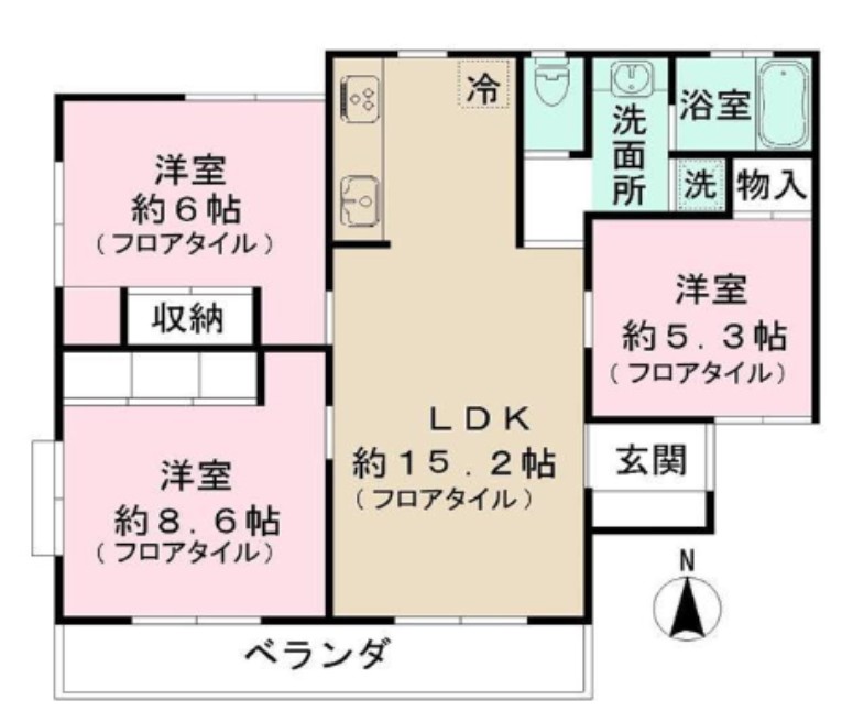 エスポワール須賀の間取り写真