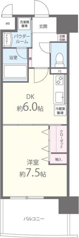 Art Pension高井田の間取り写真