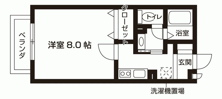ミレニアム光の間取り写真