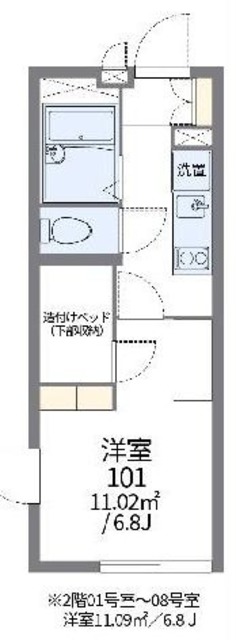 レオパレスプリマベーラ荻窪の間取り写真