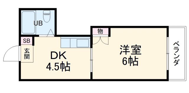 プレアール夕日丘の間取り写真