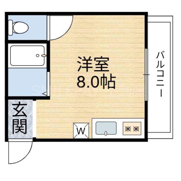 イーストハイツの間取り写真