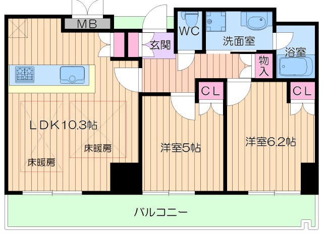 アートアルテールの間取り写真