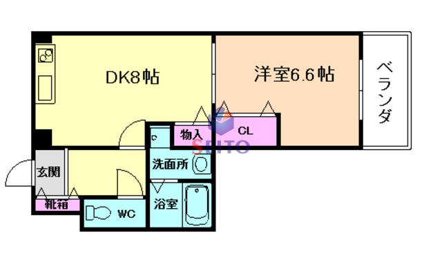 アルグラッド梅田WESTの間取り写真