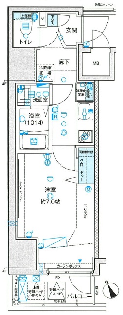 クラスタ台東根岸の間取り写真