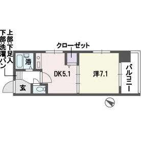ソレアード薬院の間取り写真