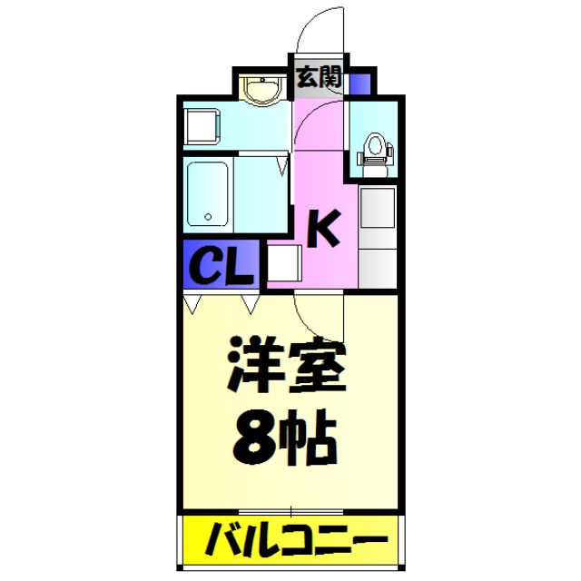 サンパレス弐番館の間取り写真