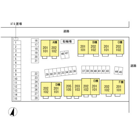 上越新幹線 新潟駅 バス乗車時間：19分 最寄りバス停で下車 徒歩4分 2階建 築12年のその他写真