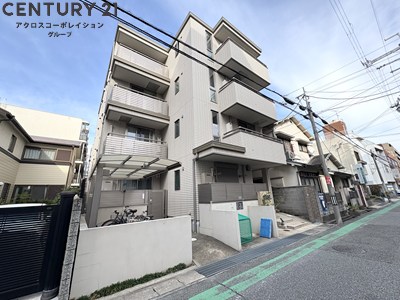 建物外観　宅配ボックス付きで不在時にも便利！