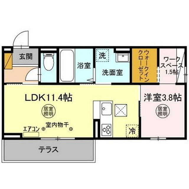 フォレスト新原の間取り写真