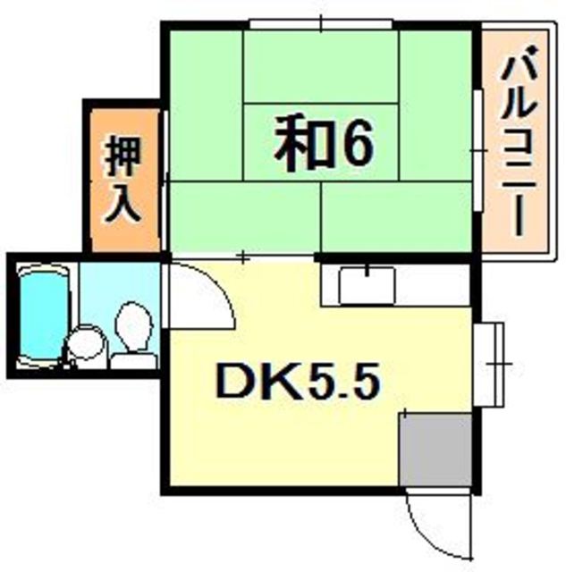 第一ハイツの間取り写真