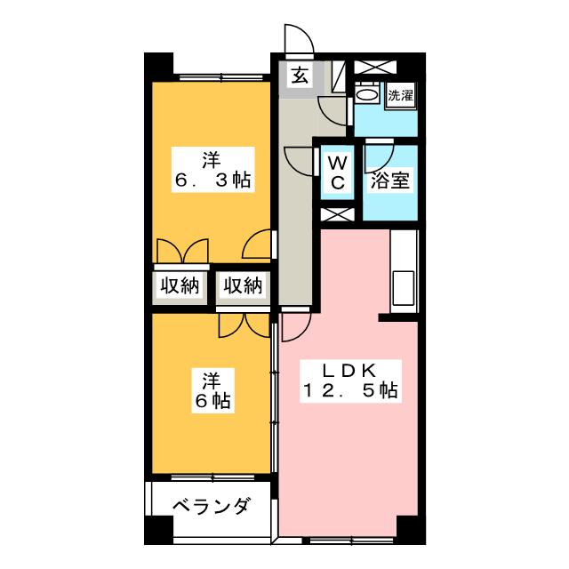 クライスコートIIの間取り写真