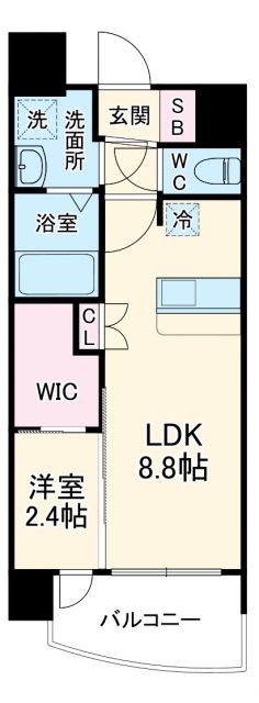 セレニテ阿波座ミラクの間取り写真