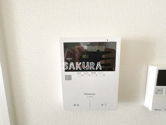 セキュリティ　安心のモニター付きインターホンです♪