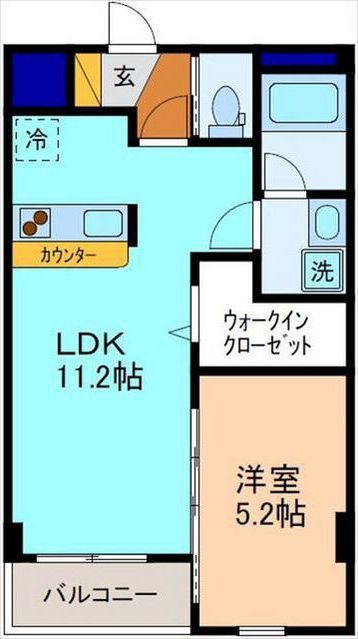 サンシェスタ若宮の間取り