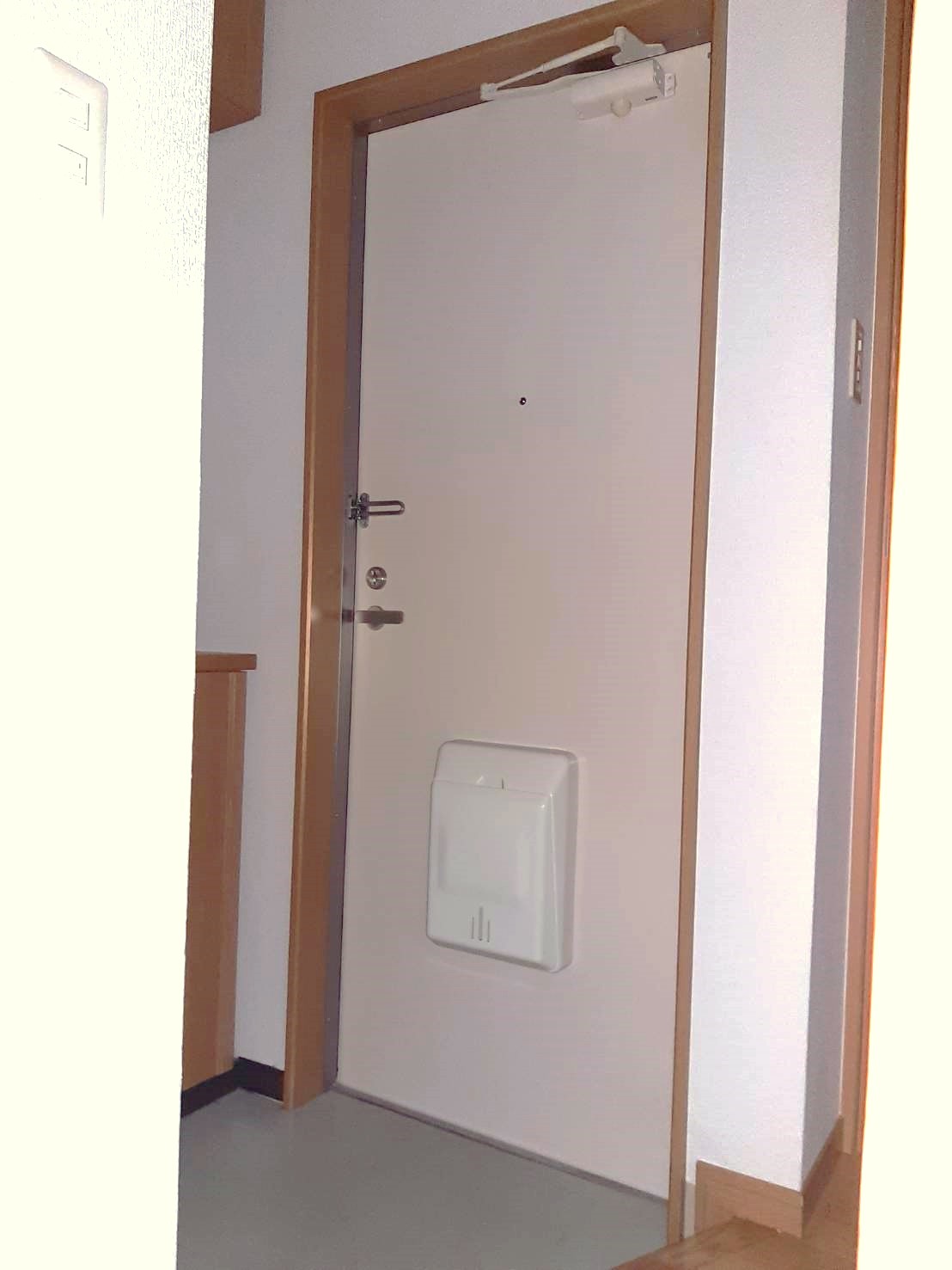 新潟市西区 2階建 築30年の玄関写真