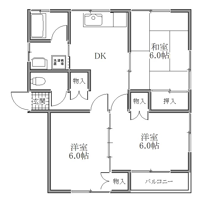 ピーチハウスの間取り