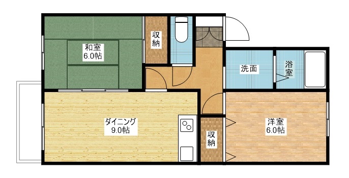 サンシャインプレイスTAKEの間取り