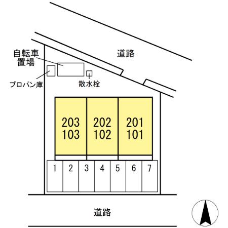 その他共有部分　敷地配置図