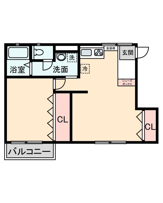 シティハイム　カーサ久喜の間取り