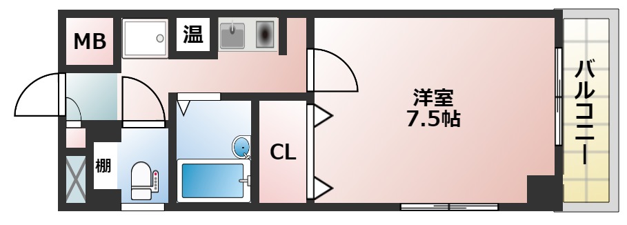 リライアンス西明石壱番館の間取り