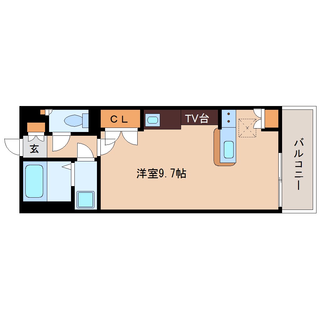 大和郡山市九条町のマンションの間取り