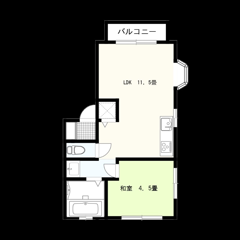 カーペンターハウスｐｔ，１の間取り