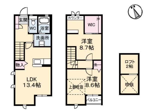 ヒューゲル貴の間取り