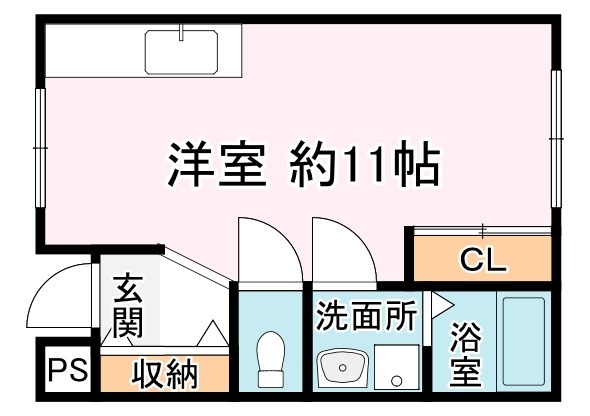 守山市守山のマンションの間取り