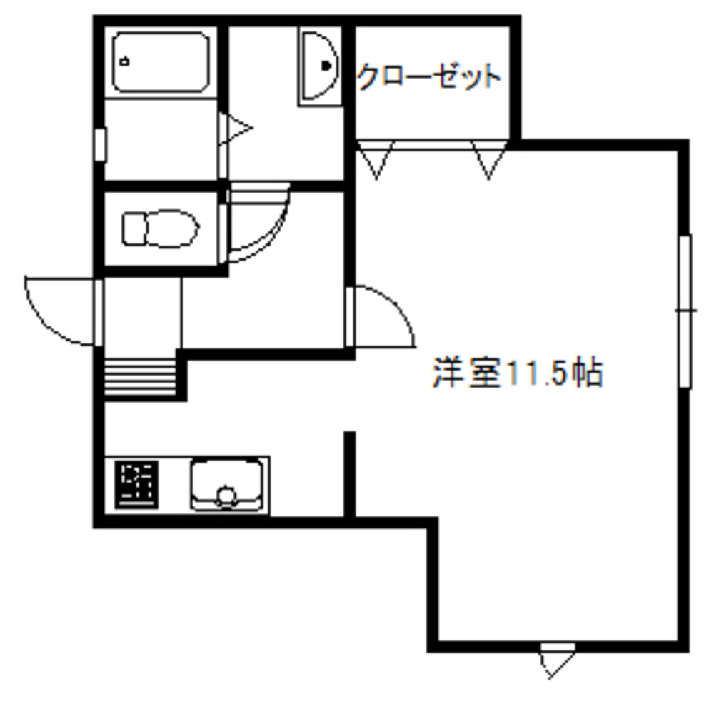 カーサポッポの間取り