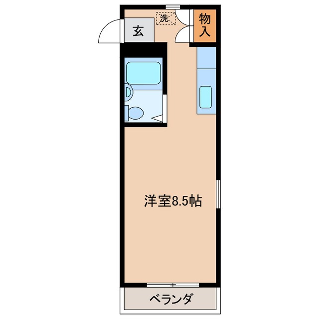 志摩市阿児町鵜方のアパートの間取り