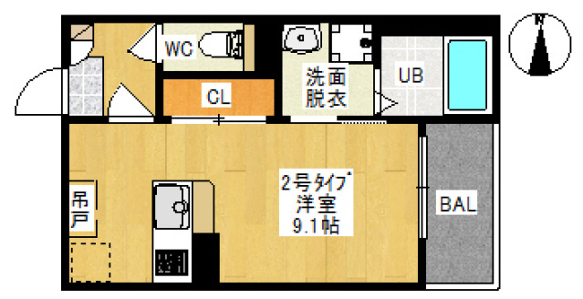 REGALEST 大元の間取り