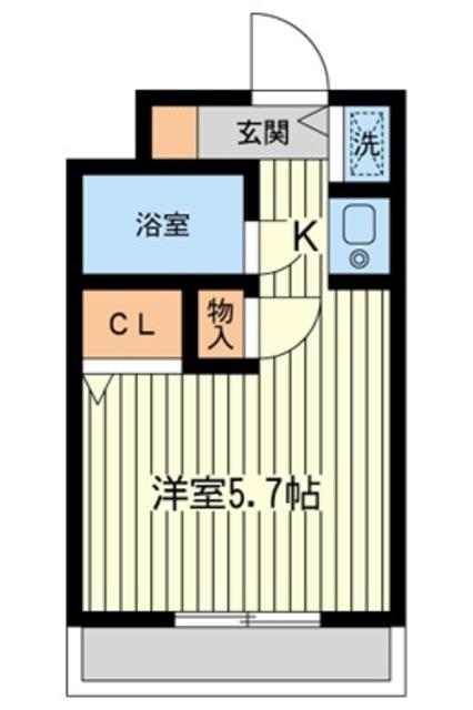 戸田市上戸田のマンションの間取り