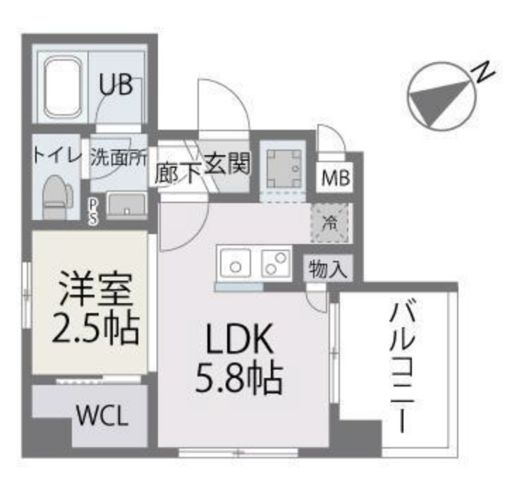 アルティザ大橋駅前の間取り