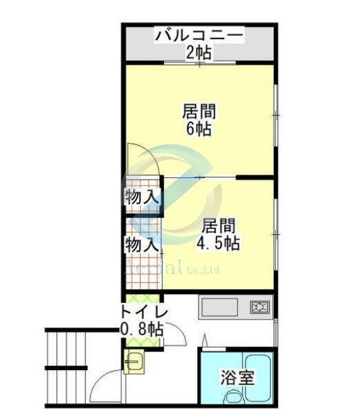 【江戸川区北葛西のマンションの間取り】