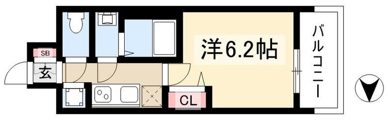 プレサンス新栄アーバンフローの間取り