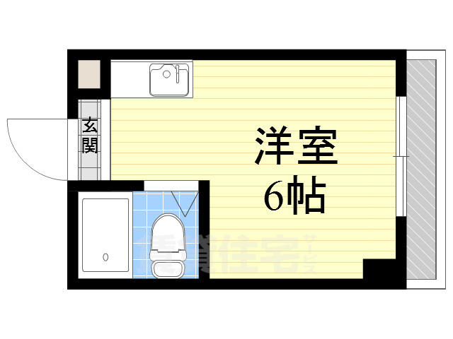 【大阪市東淀川区柴島のマンションの間取り】