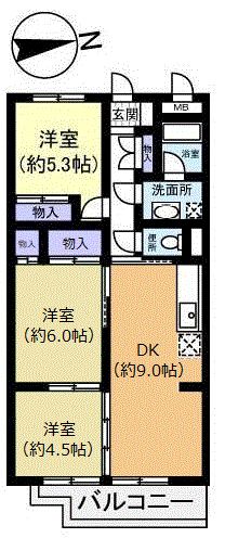 メゾンクミヂの間取り