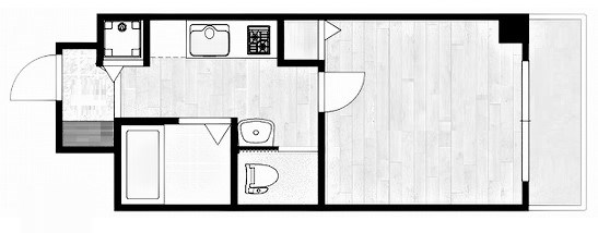 神戸市東灘区御影郡家のマンションの間取り