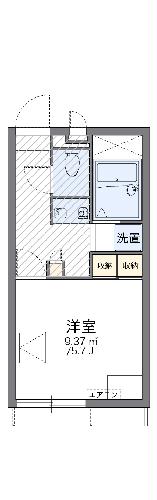 レオパレス国栄の間取り