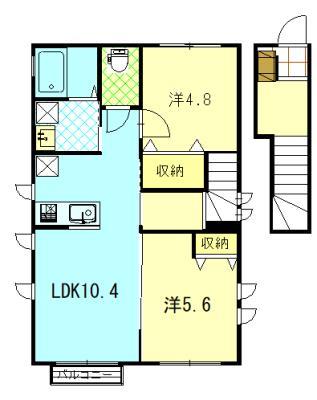 エターナル朝日町（仮）の間取り