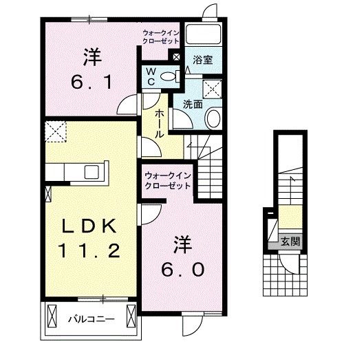 八重櫻Ｃの間取り