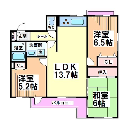 高井戸ロジュマンの間取り