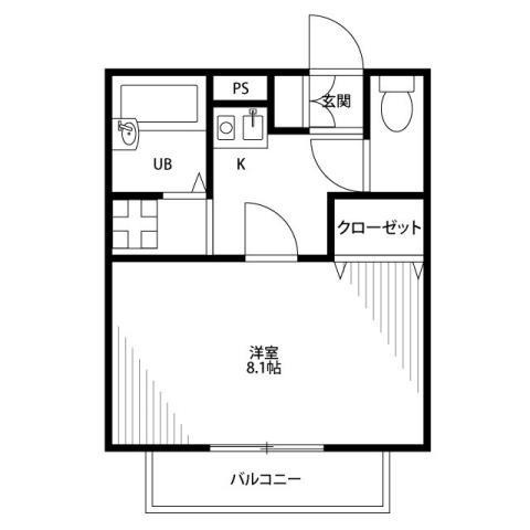 アムール　バイオレットの間取り