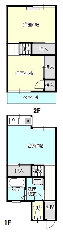 小林アパートの間取り