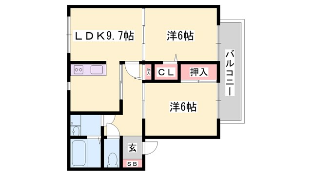 フラワービレッジ茉琴の間取り