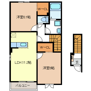 フィデールＢの間取り