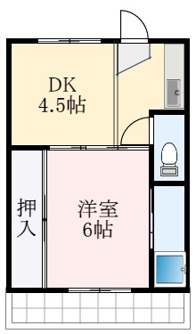 堺市東区南野田のマンションの間取り