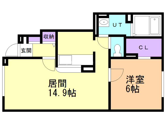 ＩＲＩＥ　ＨＯＵＳＥ　かみゆの間取り